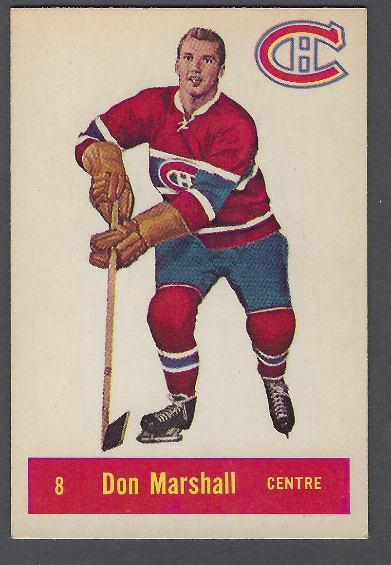 195758 Parkhurst Montreal Canadiens Hockey Card M8 Don Marshall eBay
