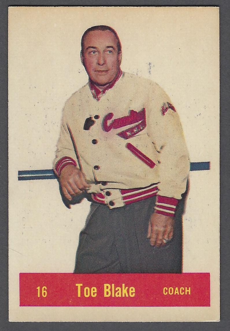 195758 Parkhurst Montreal Canadiens Hockey Card M16 Toe Blake CO eBay