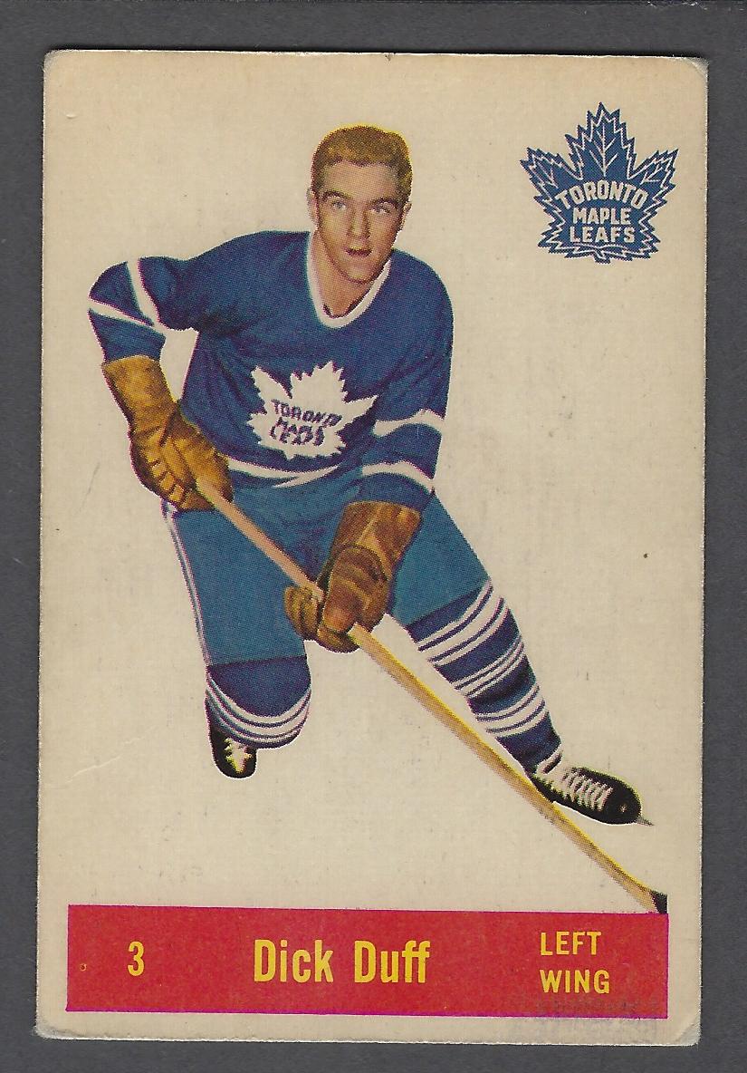 195758 Parkhurst Toronto Maple Leafs Hockey Card T3 Dick Duff eBay