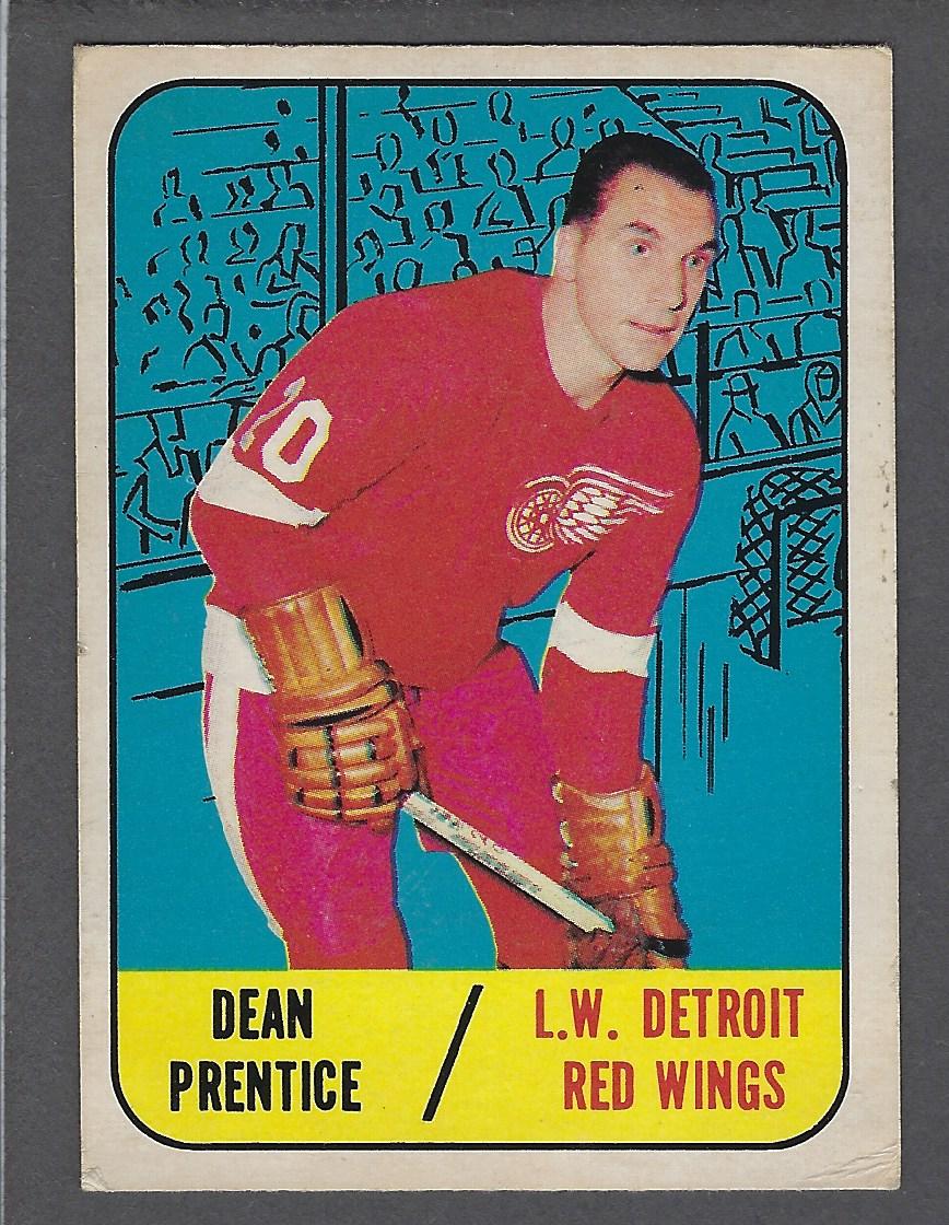 196768 Topps Detroit Red Wings Hockey Card 46 Dean Prentice eBay