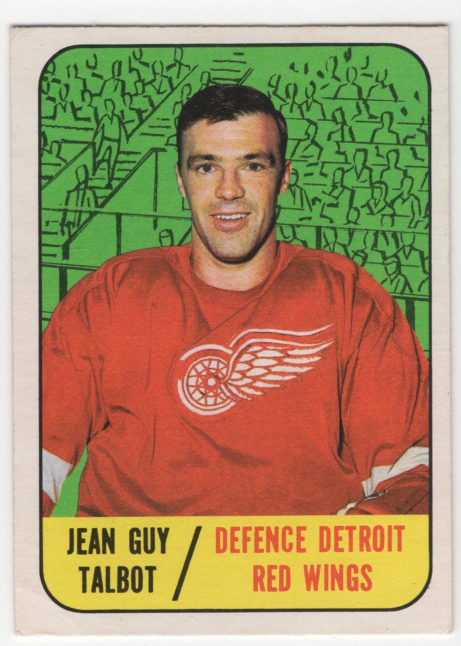 196768 Topps Detroit Red Wings Hockey Card 104 JeanGuy Talbot eBay