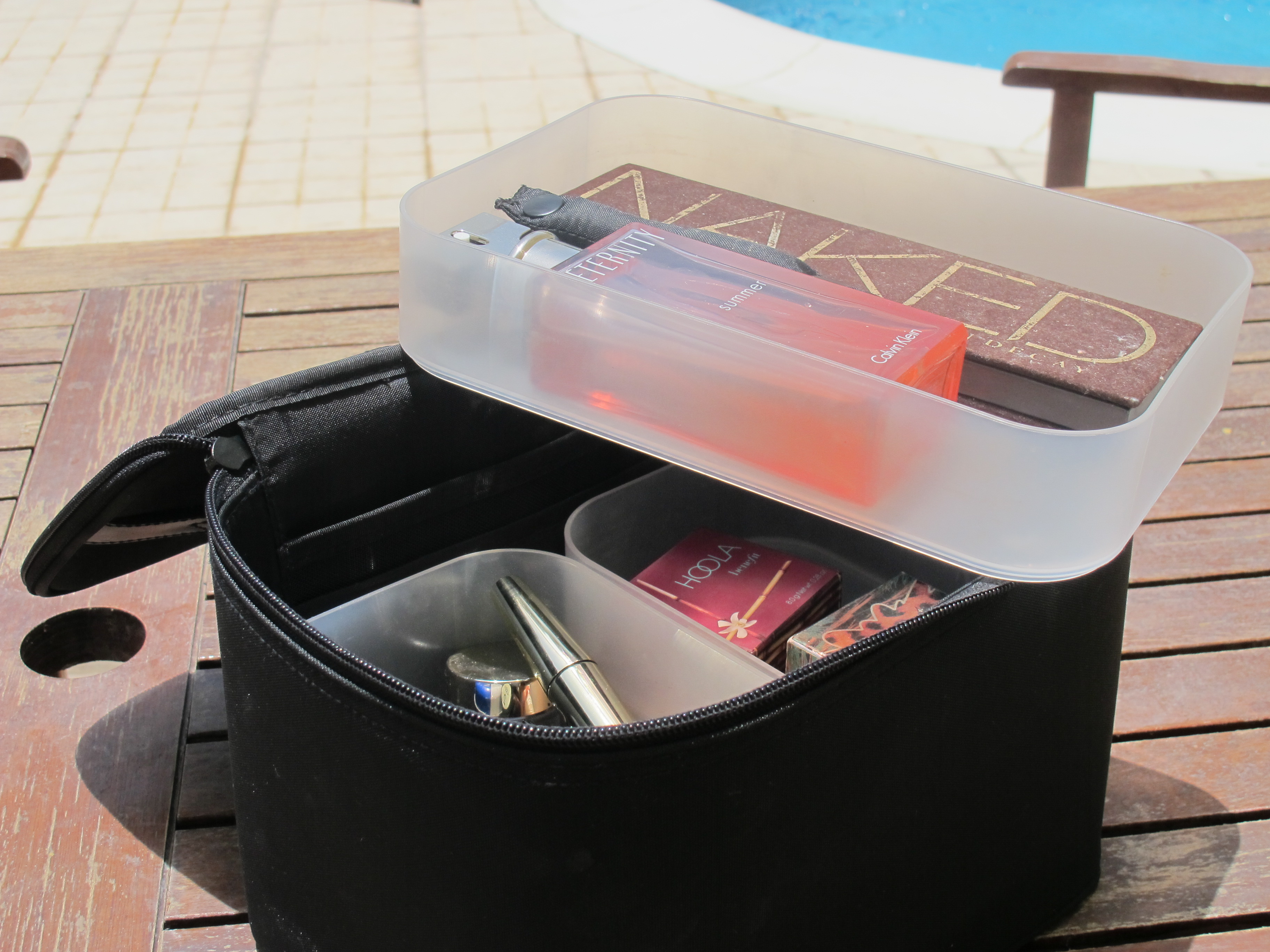 Muji nylon makeup box Simone Scribes