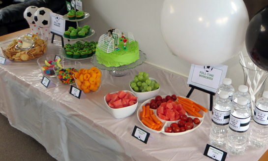 Super Soccer Party Ideas Simonemadeit Com