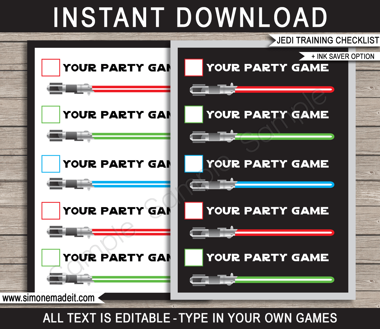 Star Wars Party Printables, Invitations & Decorations Templates Birthday