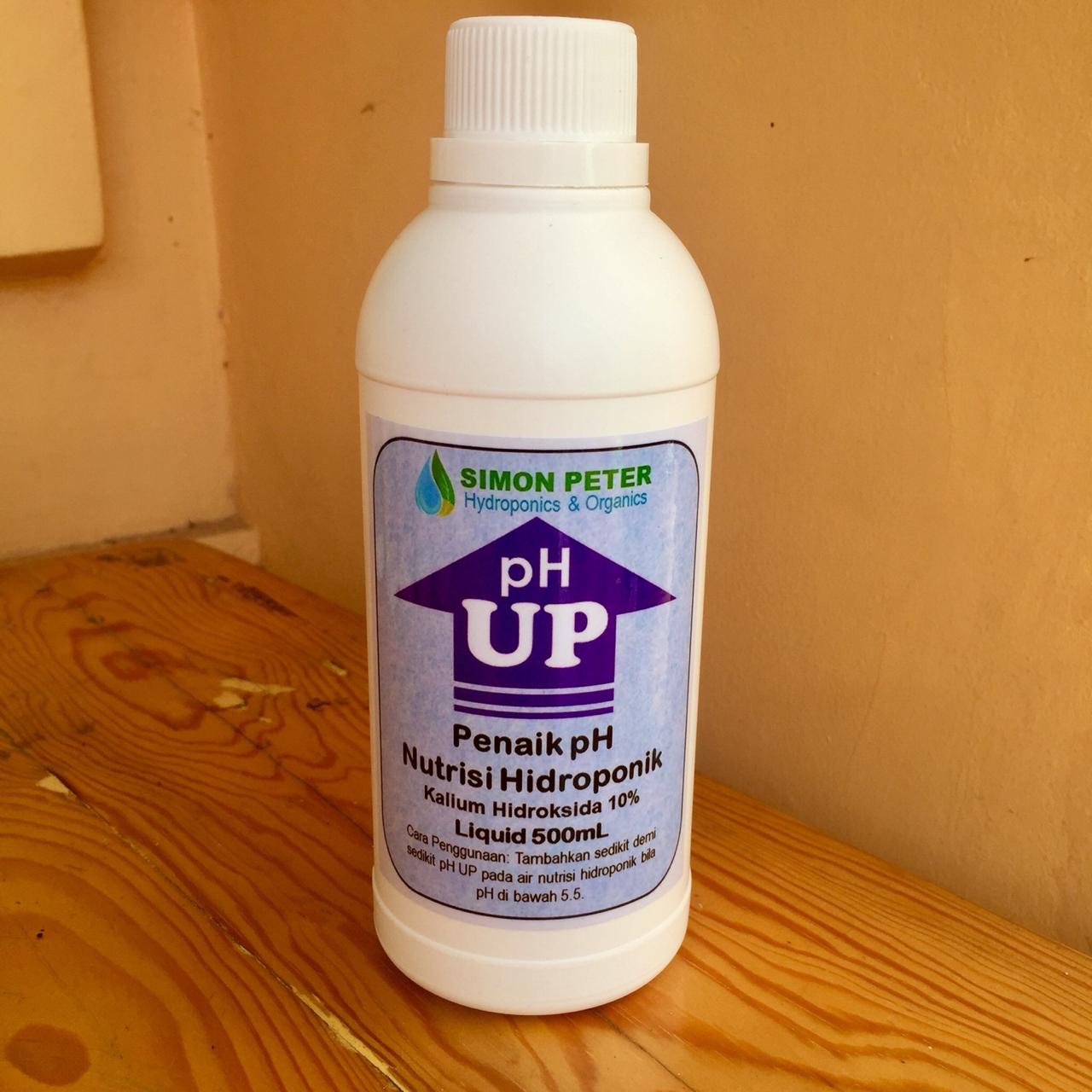 pH UP 500mL 10 KOH Simon Peter Hidroponik