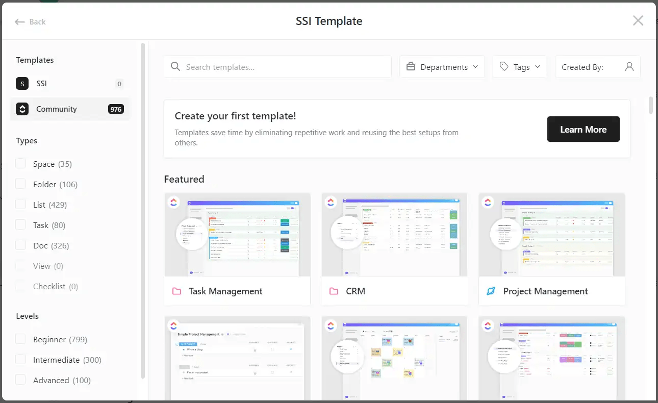 ClickUp Templates A Complete Overview for Newbies [2022]
