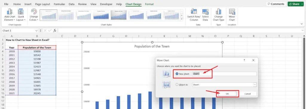 3 Different Ways to Move Chart to New Sheet in Excel?