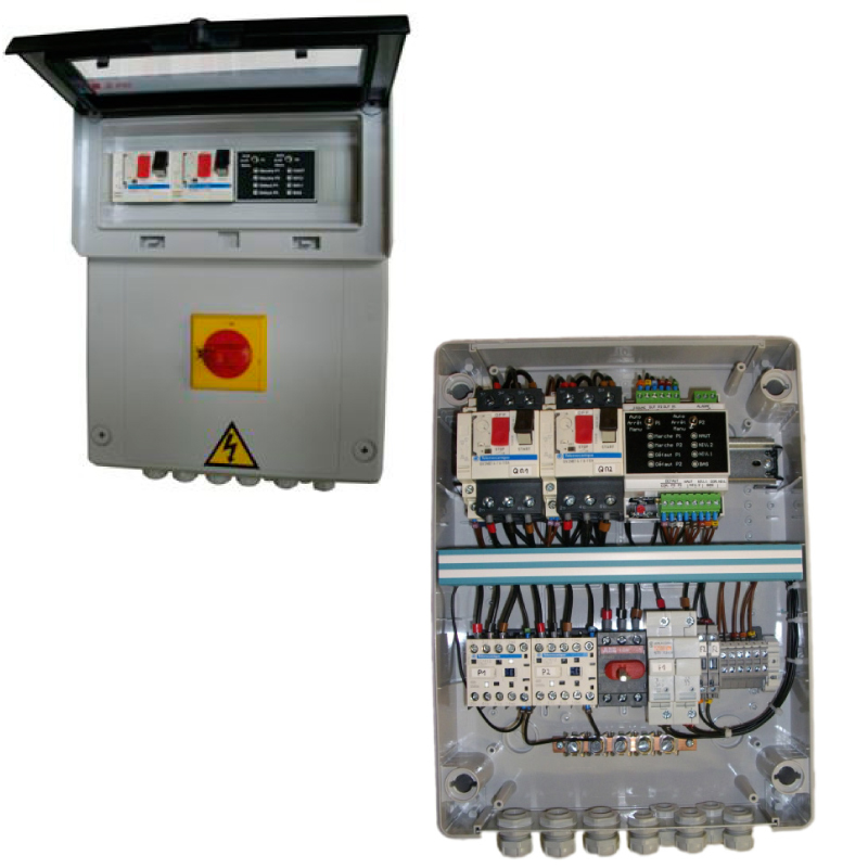 Produit ARMOIRES DE COMMANDE 2 POMPES