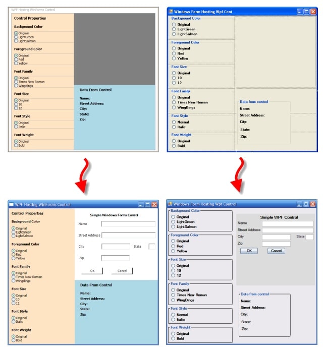 Mixing WPF and WinForms