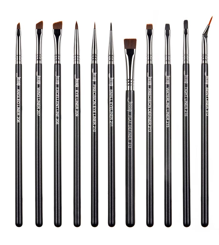 JESSUP BEAUTY Professional Makeup Eyeliner Brush Set 11pcs Simple.mu
