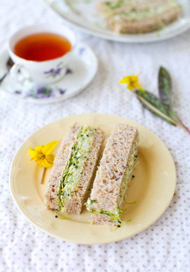 Herbed Avocado Egg Salad Tea Sandwiches Simple Bites