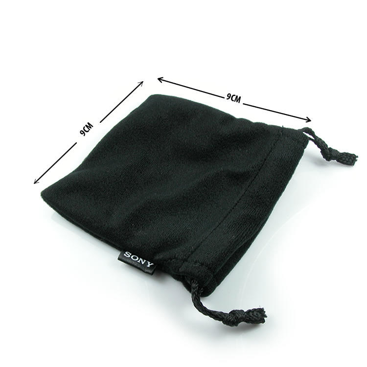SONY Earphones Headphones Pouch Bag Soft Nylon Travel Carry Case eBay