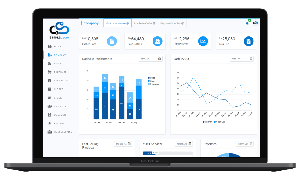 SimpleCount Account Software