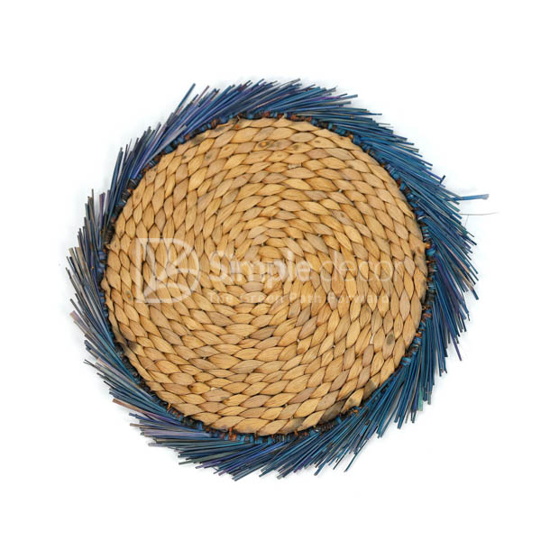 Fringe Decoration Water Hyacinth Placemat Wholesale Simple Decor