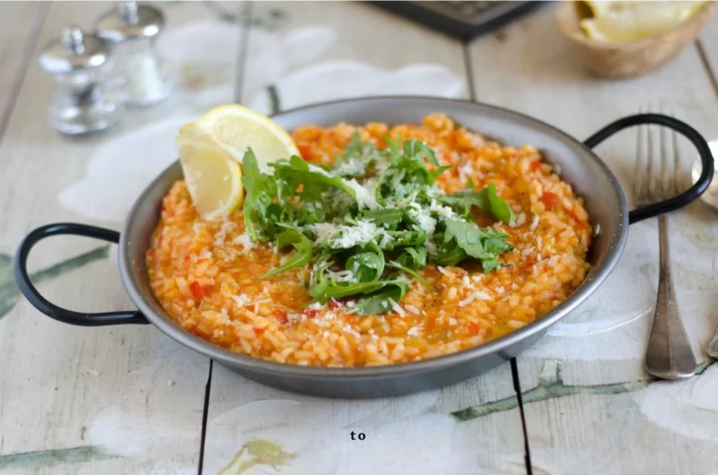 Red Pepper Risotto Recipe Simple Home Cooked Recipes