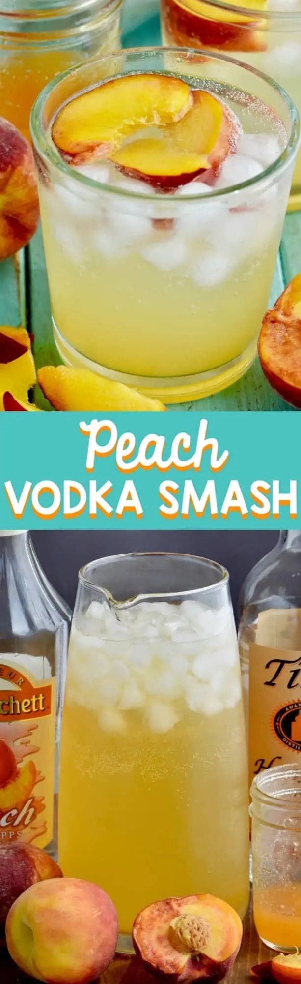 Peach Vodka Smash Simple Joy
