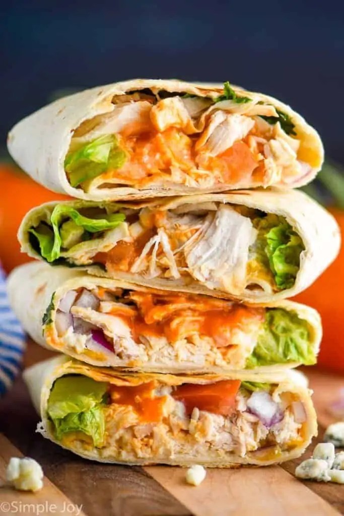 Buffalo Chicken Wrap Simple Joy