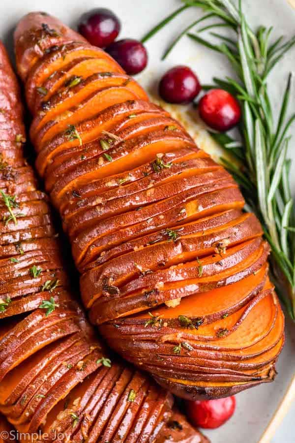 Hasselback Sweet Potatoes Simple Joy