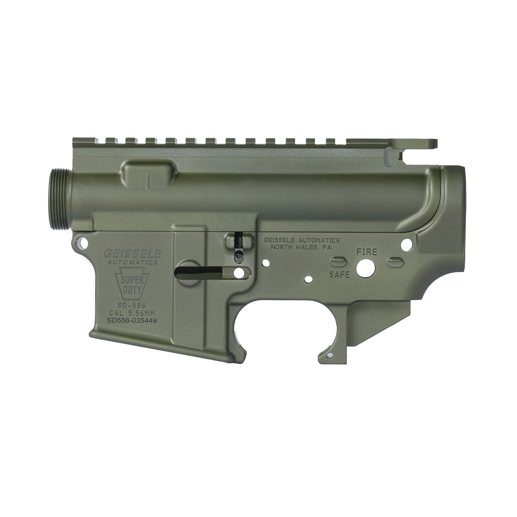 Geissele Super Duty Receiver SetOD Green Simple Man Armory
