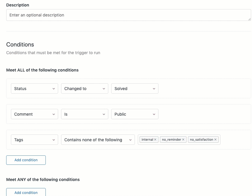 Zendesk Customer Satisfaction Surveys, OneClick CSAT or CES Ticket
