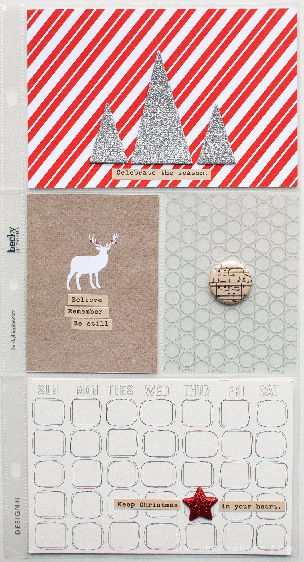 My Holiday Memory Keeping Approach for 2014 Simple Scrapper