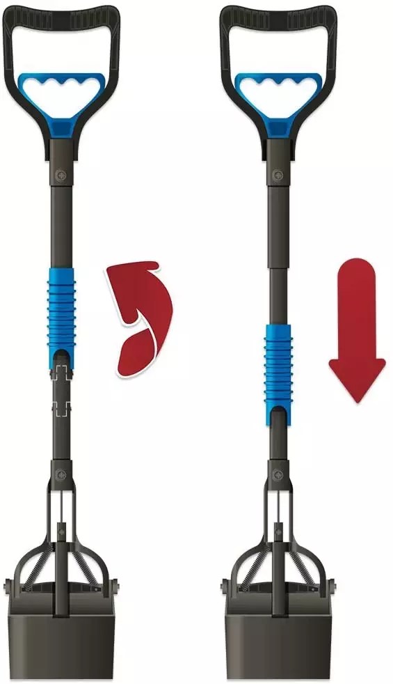 Out Petcare One Handed Poop Scoop MannaPro