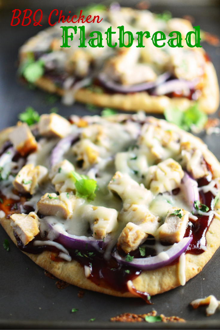 BBQ Chicken Flatbread Simple, Sweet & Savory