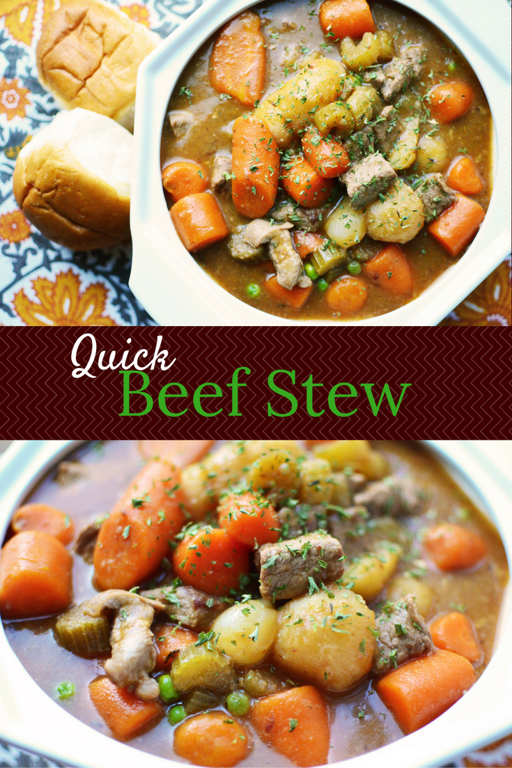 Quick Beef Stew Simple, Sweet & Savory