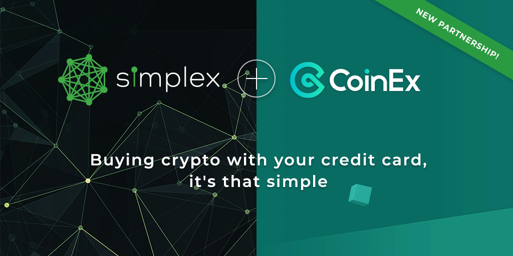 Simplex Simplex partners up with CoinEx to bring a fast and easy