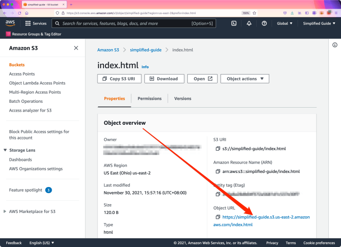 How to log access to AWS S3 bucket and website