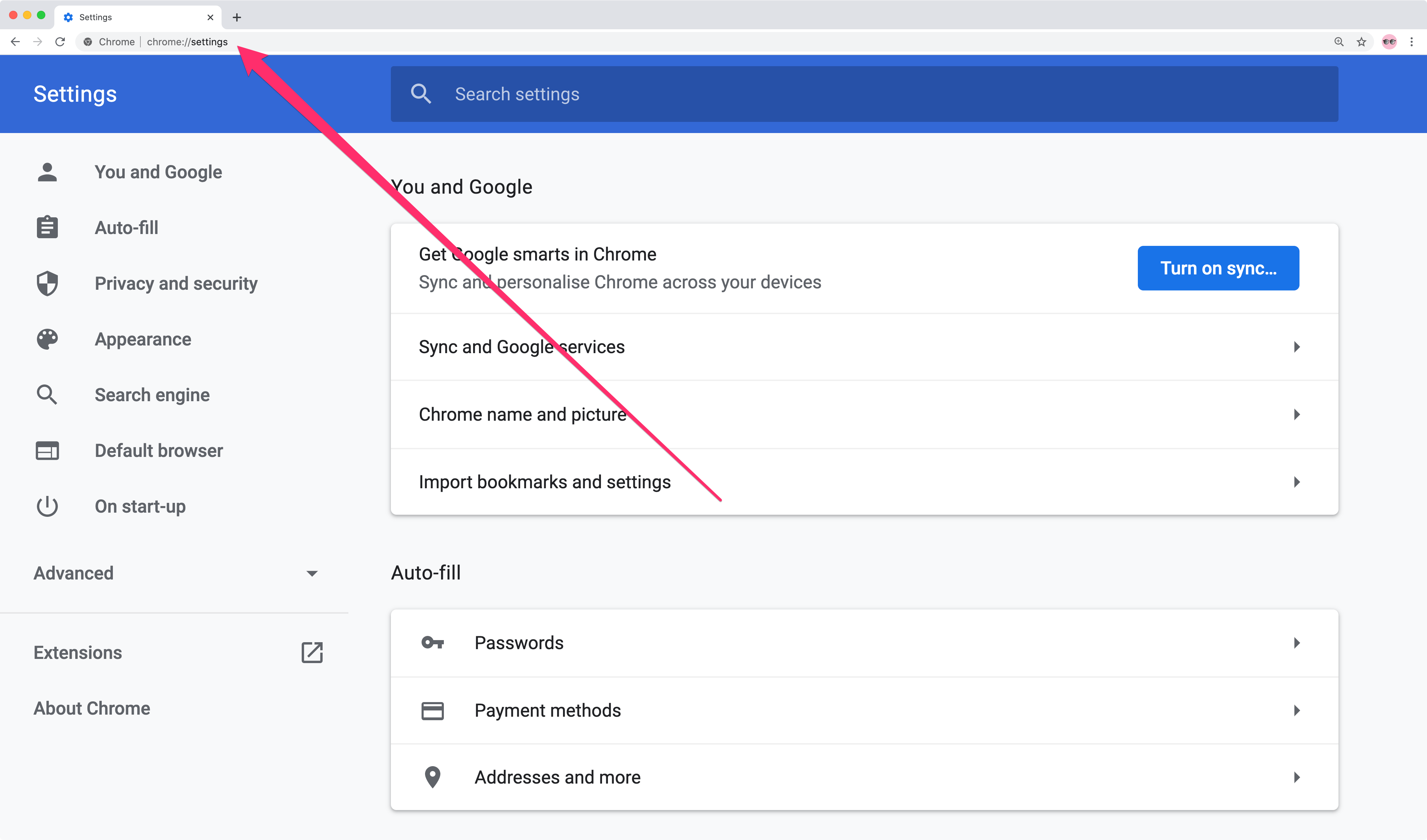 How to remove saved password in Google Chrome or Chromium