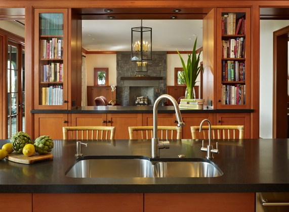 Designer Kitchens Glass Front Cabinets Simplified Bee