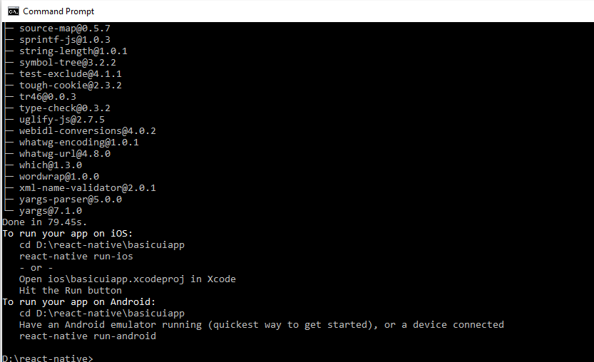 React Native Tutorial Project Structure, IDE and Basic