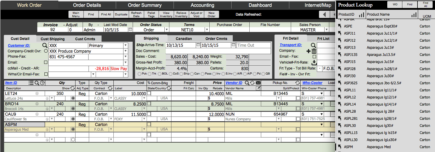 Broker Advantage Agricultural Produce Software