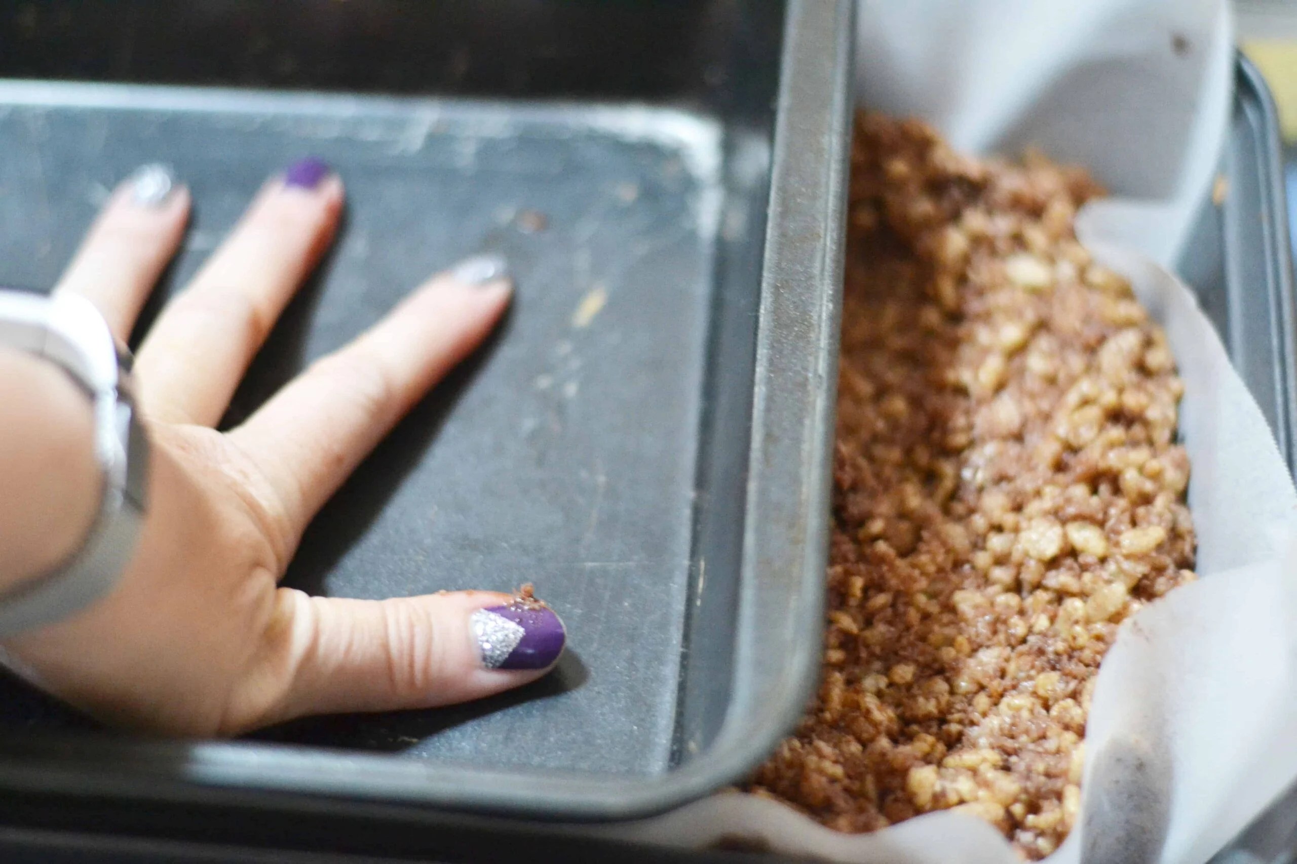 Healthy Chocolate Rice Bubble Slice Recipe (No Bake) Simplify Create Inspire