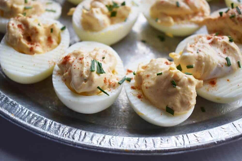 Healthier Deviled Eggs With Greek Yogurt Simplify Create Inspire