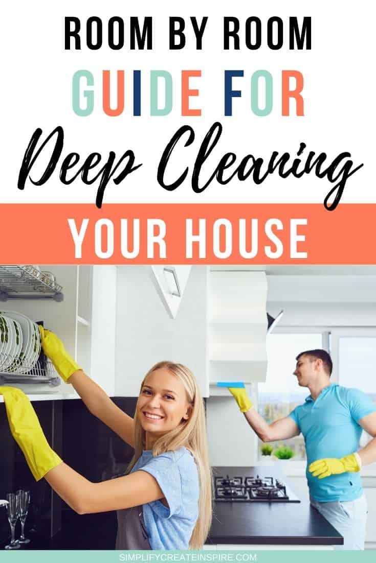 How To Deep Clean Your Entire House Room By Room Guide