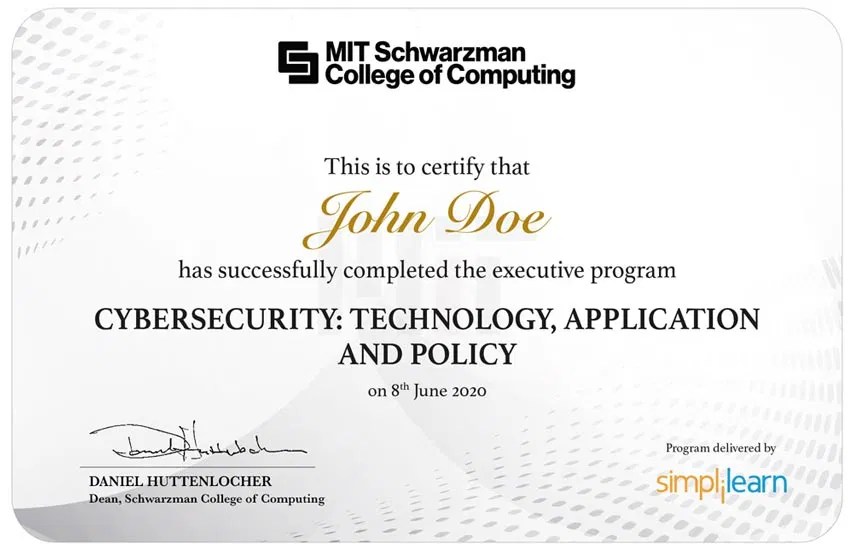 Cyber Security Certification Course [With Modules from MIT SCC & ECCouncil]