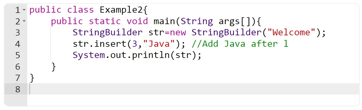 Stringbuilder in Java Constructors, Methods, and Examples