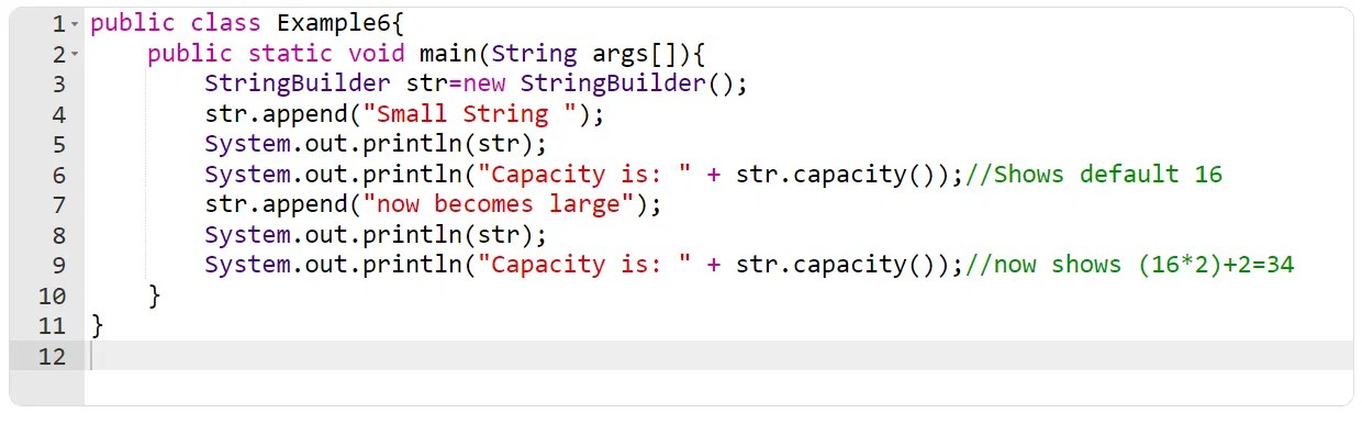 Stringbuilder in Java Constructors, Methods, and Examples