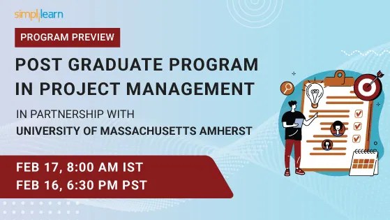 Program Preview Post Graduate Program in Project Management