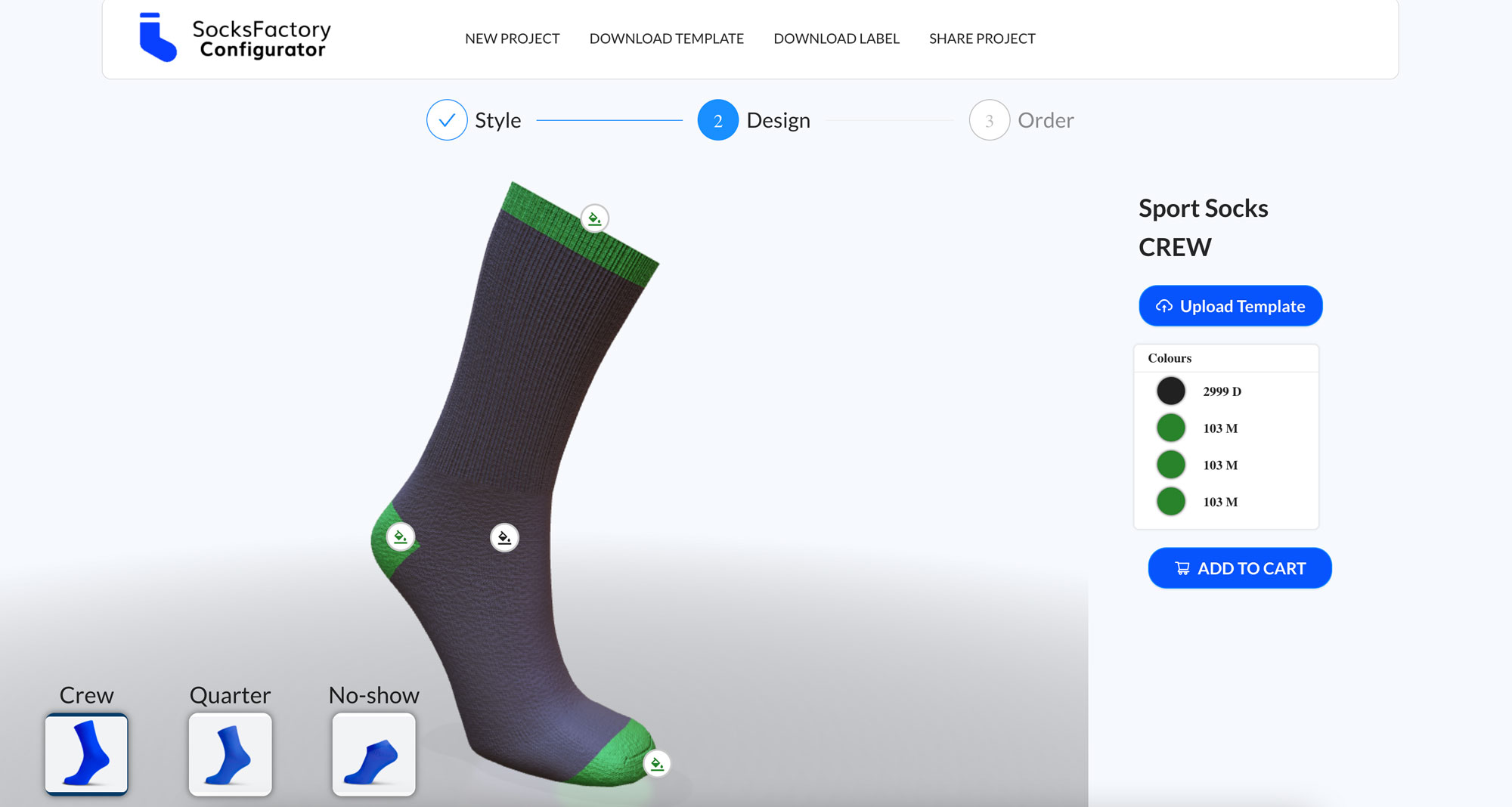 CASE STUDY Design Your Own Socks in 3D 3D Product Configurator