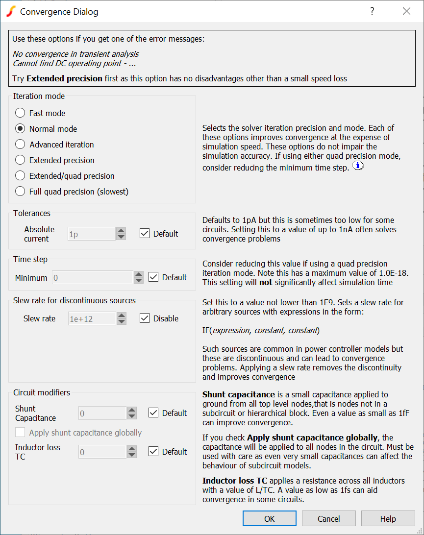 User Manual: Convergence