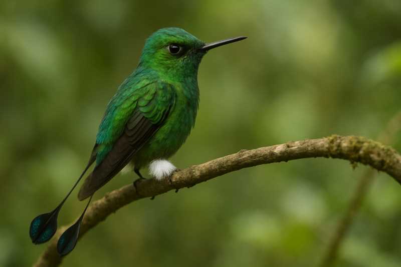 Whitebooted Rackettail A Jewel of the Andes