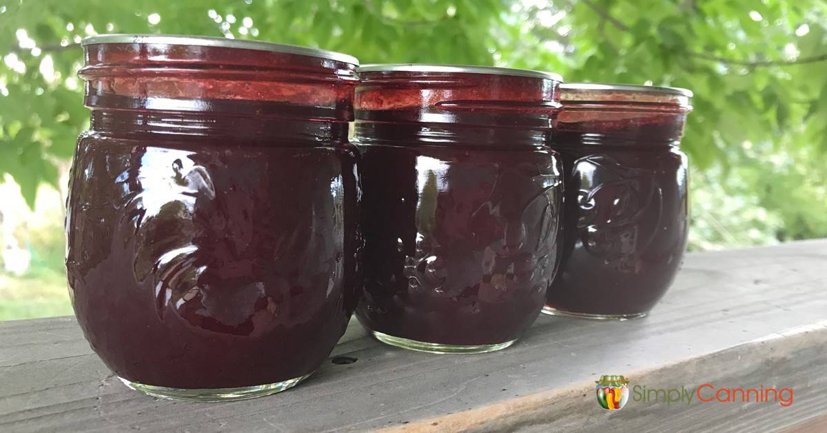 Plum Jam Recipe, How to make this easy low sugar plum jam.