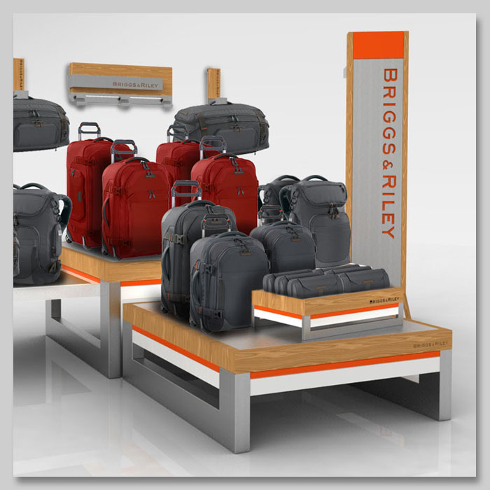 Luggage Displays Store Display Fixtures Simply Displays Simply Displays