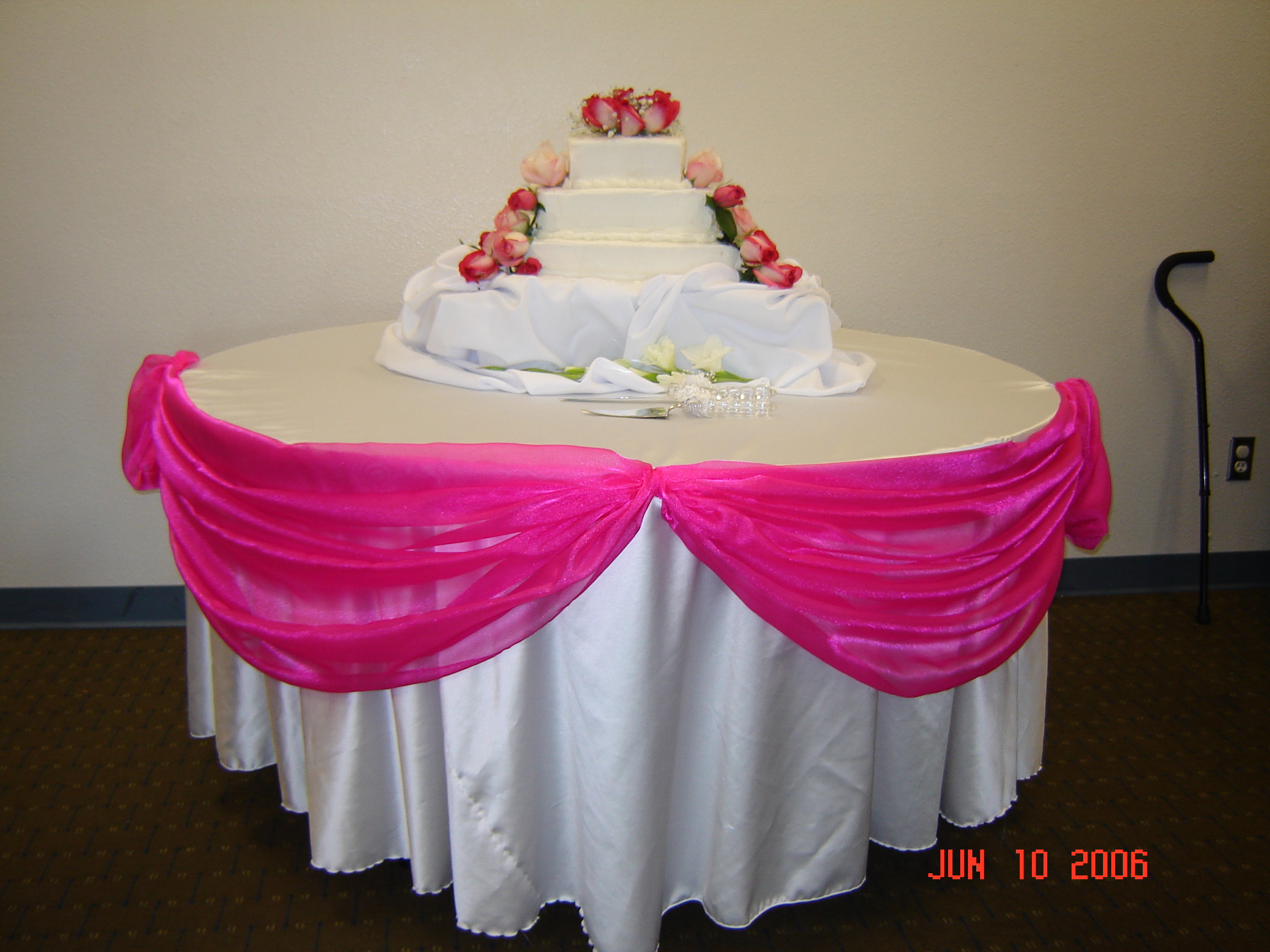 Simply Elegant WeddingsTable Swags, Linen rentals, Fort Worth, Dallas