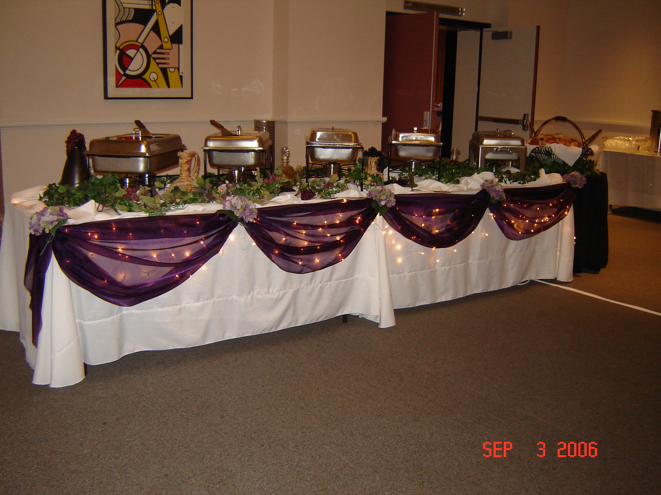 Simply Elegant WeddingsTable Swags, Linen rentals, Fort Worth, Dallas