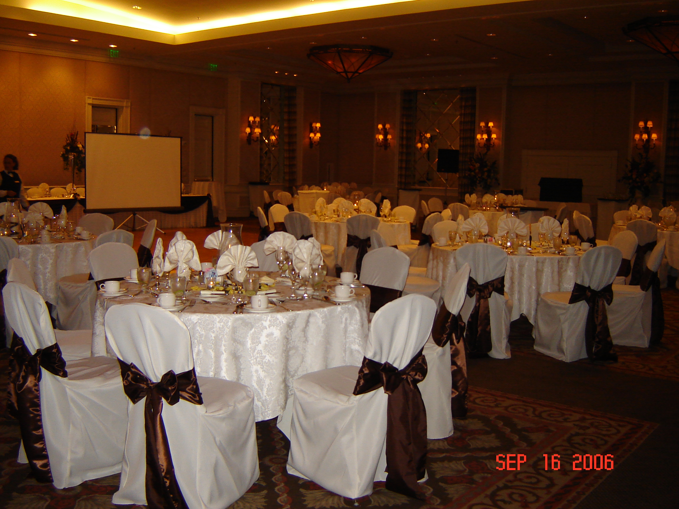 Simply Elegant Weddings Chair Cover Rentals, wedding rentals, weddings