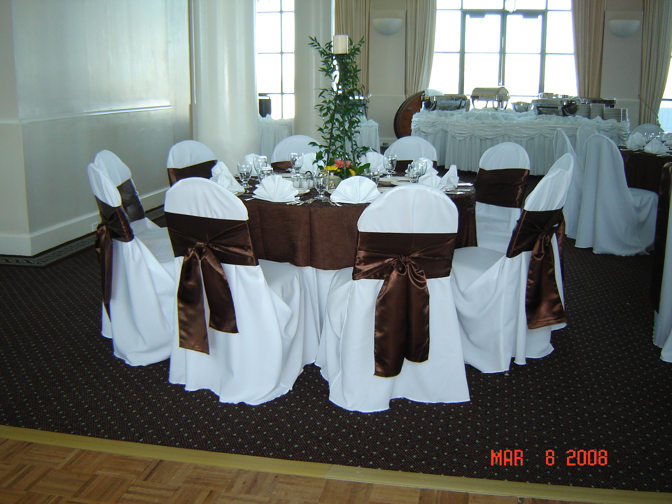 Simply Elegant Weddings Chair Cover Rentals Universal Polyester